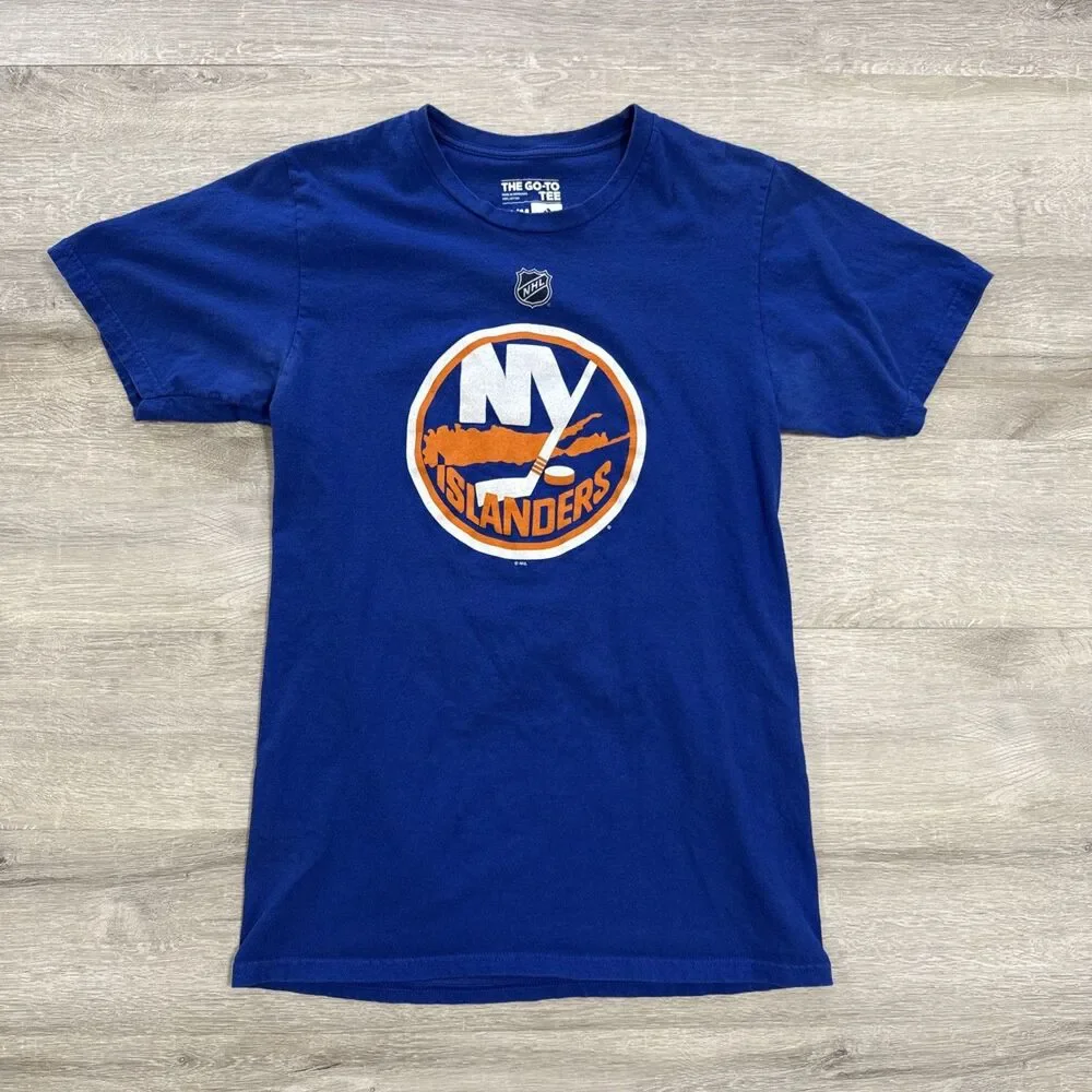 Mathew Barzal Shirt New York Islanders Hockey Adidas Men’s Blue Medium